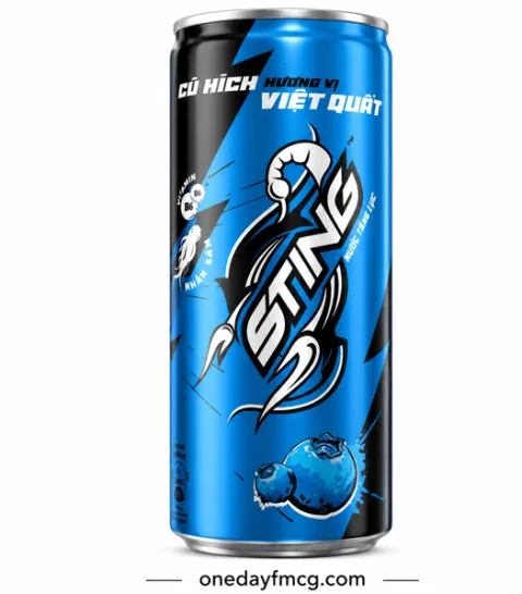 Sting Energy Drink Blueberry 320mL