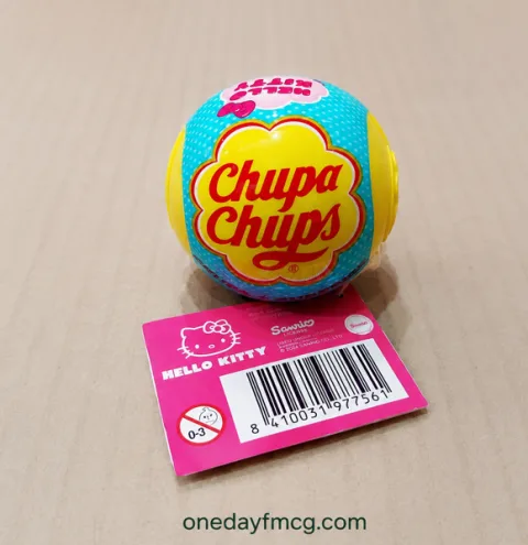 Chupa Chups Lollipop Strawberry Surprise Hello Kitty 12g