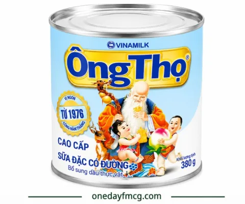 Ong Tho Condensed Milk Can 380g