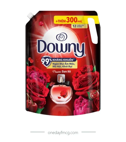 Downy Fabric Softener Perfume Passion 2.5L x 4 pouches