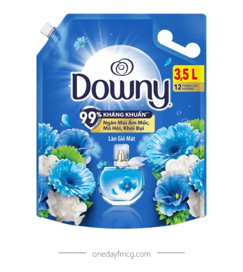 Downy Fabric Softener Cool Breeze 3.5L x 4 pouches