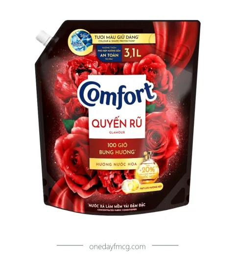 Comfort Fabric Softener Jennie Perfume 3.1L x 4 pouches