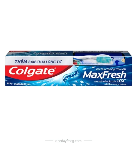 Colgate MaxFresh Toothpaste Mint 225g (+ TB) x 36 tubes