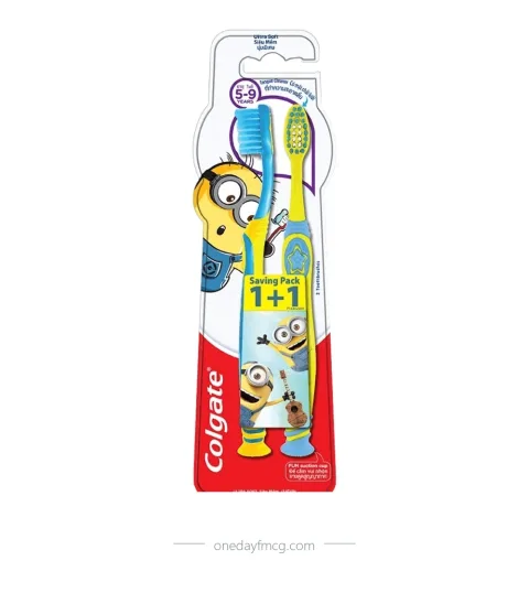 Colgate Kids Toothbrush Minion 5-9 Years Pack 2