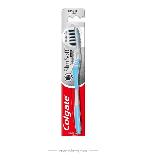 Colgate Toothbrush Slimsoft In-Between Charcoal Pack 1