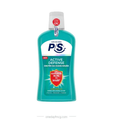 P/S Mouthwash Active Defense 500mL x 12 bottles