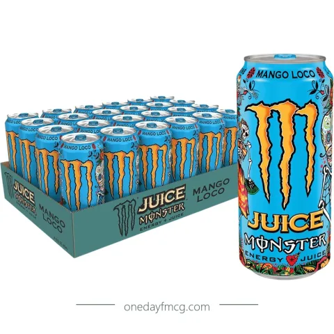 Monster Juice Energy Drink Mango Loco 355ml