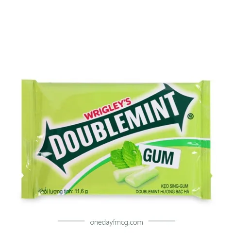 Doublemint Mint Flavored Chewing Gum 11.6g