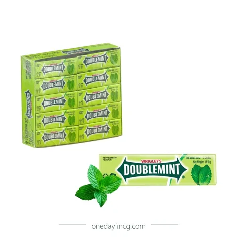 Doublemint Mint Flavored Chewing Gum 13.5g