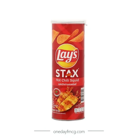 Lay\'s Stax Hot Chili Squid Flavored Potato Chips 100g
