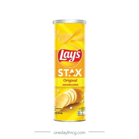 Lay's Stax Natural Classic Flavored Potato Chips 100g