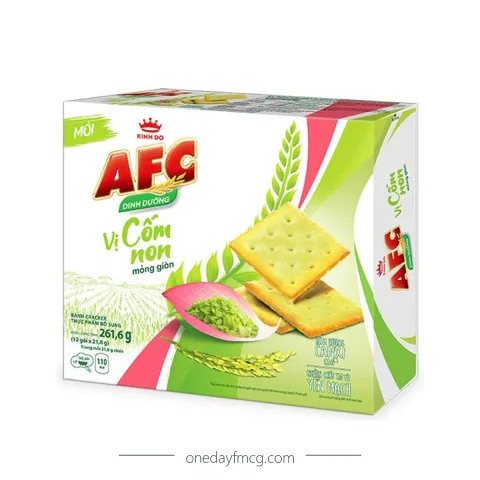 AFC Crunchy Crackers Young Rice Flavor 261.6g x 16 boxes