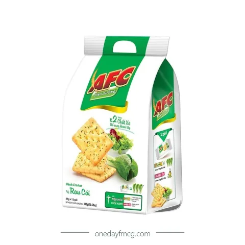 AFC Crunchy Crackers Vegetable Flavor 258g x 16 bags