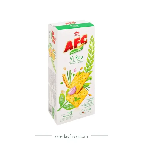 AFC Crunchy Crackers Vegetable Flavor 172g x 16 boxes