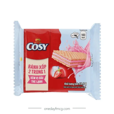 Cosy Cool Strawberry Cream Wafer 59.5g