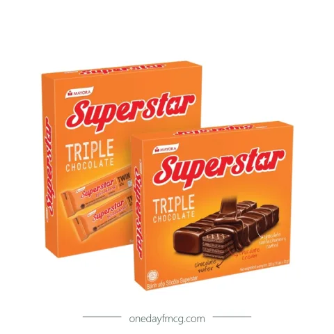 Superstar Wafer Coated And Filled With Chocolate Cream 320g