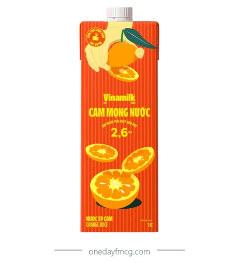Vinamilk Orange Juice 1L x 12 boxes