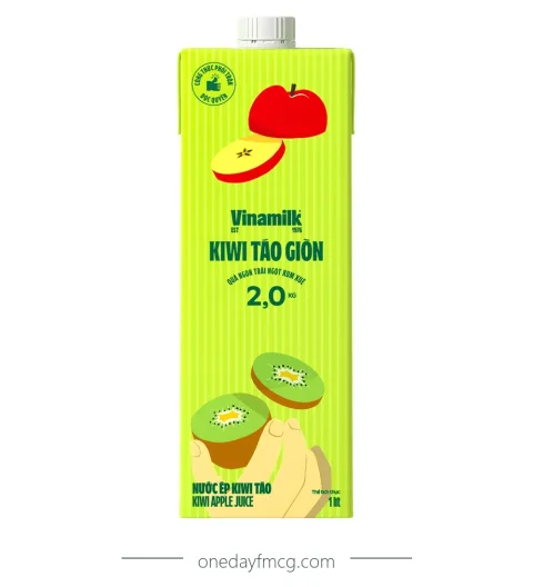 Vinamilk Kiwi Apple Juice 1L x 12 boxes