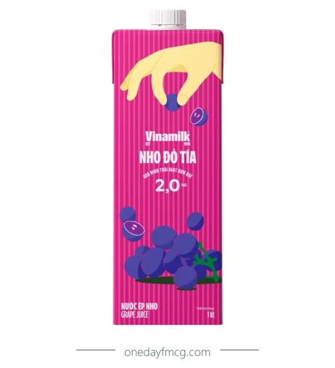 Vinamilk Grape Juice 1L x 12 boxes
