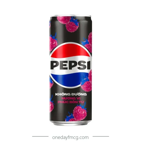 Pepsi Cola Zero Calories Raspberry Soft Drink 320ml