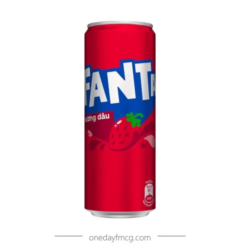 Fanta Strawberry Flavored Soft Drink 320mL