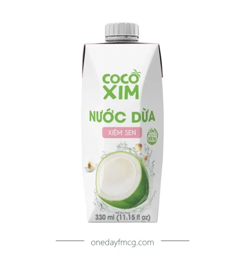 Cocoxim Lotus Seed Coconut Water 330mL x 12 boxes