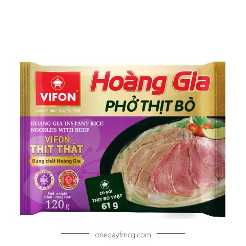 VIFON Hoàng Gia Phở Thịt Bò 120g