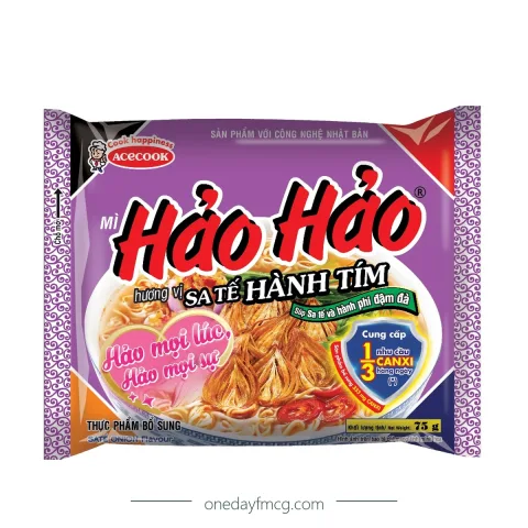 Hảo Hảo Hương Vị Sa Tế Hành Tím 75g