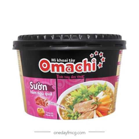 Omachi Mì sườn hầm ngũ quả 92g