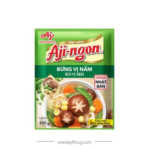Hạt nêm Aji-Ngon nấm hạt sen 400g