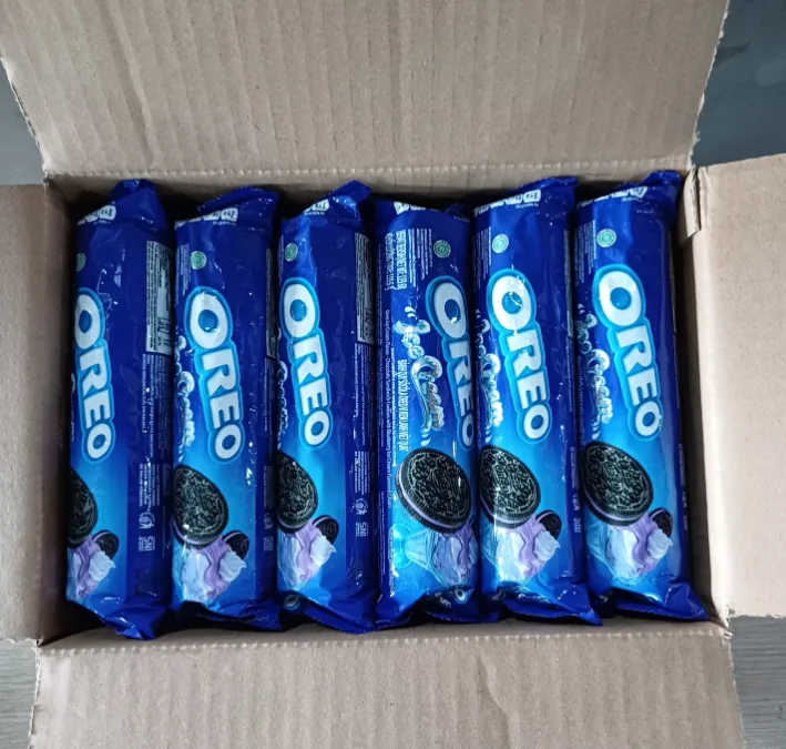 Oreo Sandwich Cookies Blueberry Cream 119.6g × 24 Bags