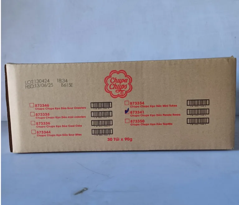 Chupa Chups Jelly Panda Bear 90g x 30 Bags