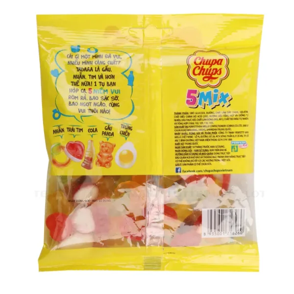 Chupa Chups Jelly Top Mix Gummy Candy 90g x 30 bags