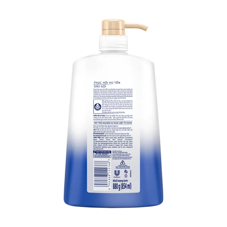 Dove Shampoo Damage Repair 880g x 8 bottles