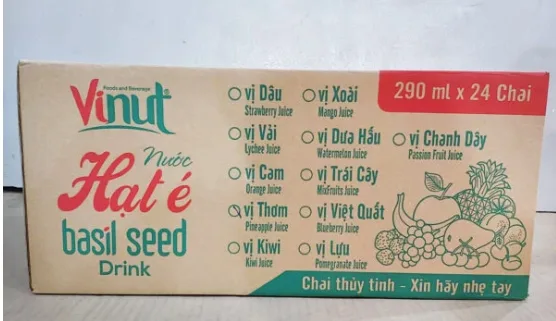 Vinut Basil Seed Drink Pineapple 290ml