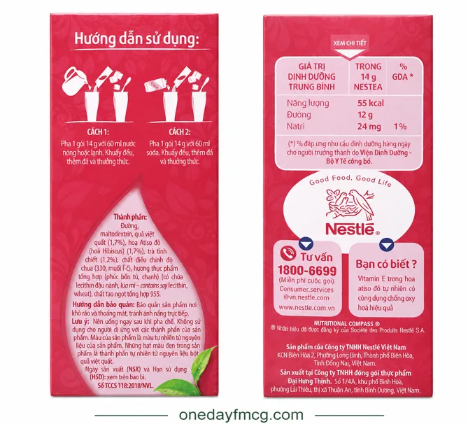 NESTEA Berry Hibiscus 140g Instant Tea