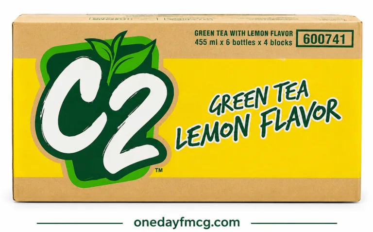 C2 Lemon Green Tea Juice Drink Bottle 455ml x24
