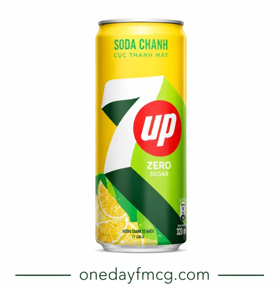 7UP Zero Sugar Lemon Soda Drink 320ml