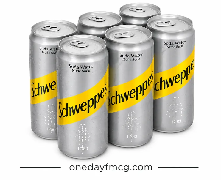 Schweppes Soda Can 330ml x24 Sleek Tonic