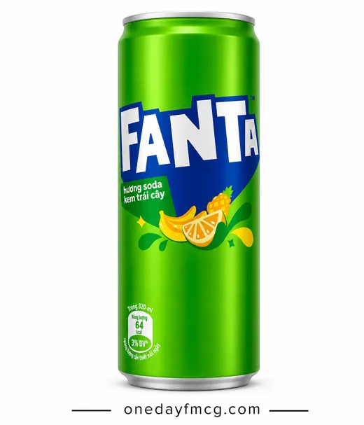 Fanta Soda Cream Flavored Soft Drink 320mL