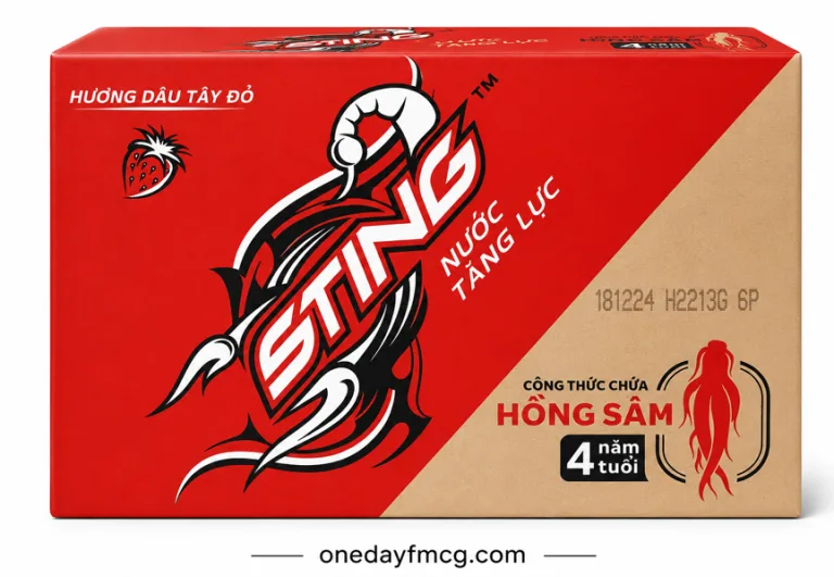 Sting Energy Drink Strawberry 330mL