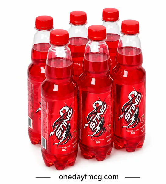 Sting Energy Drink Strawberry 330mL