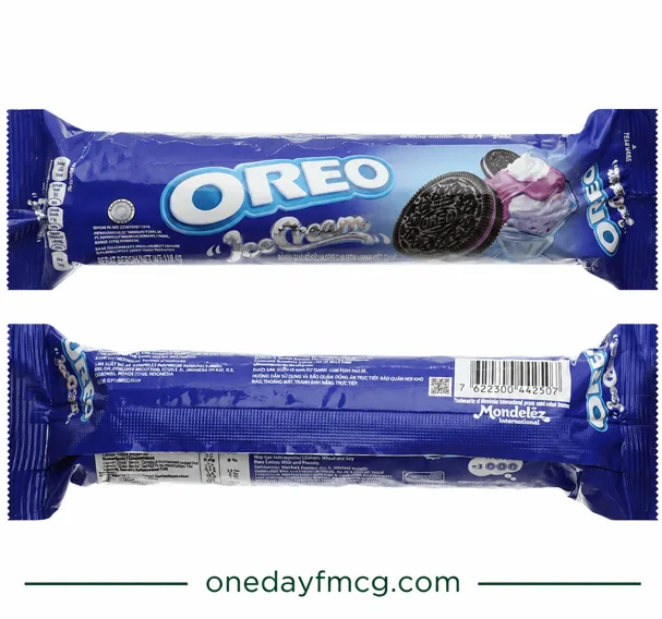 Oreo Cookies 66.4g: Vanilla-Trawberry-Chocolate Cream