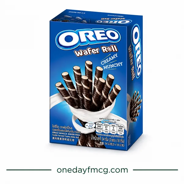 Oreo Wafer Roll Vanilla 54g x 20 Boxes