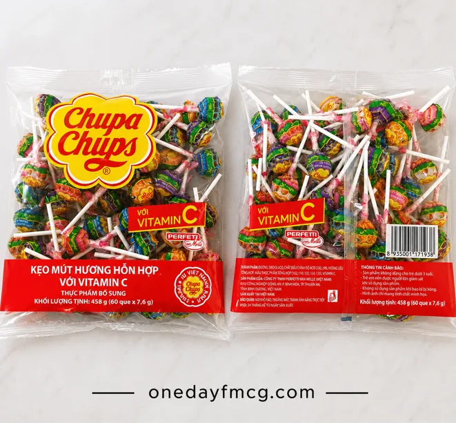 Chupa Chups Lollipops Mixed Flavors The Best Item 558g x 18 Bags