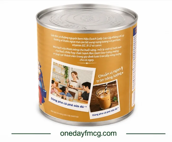 Dutch Lady Condensed Milk Can 380g