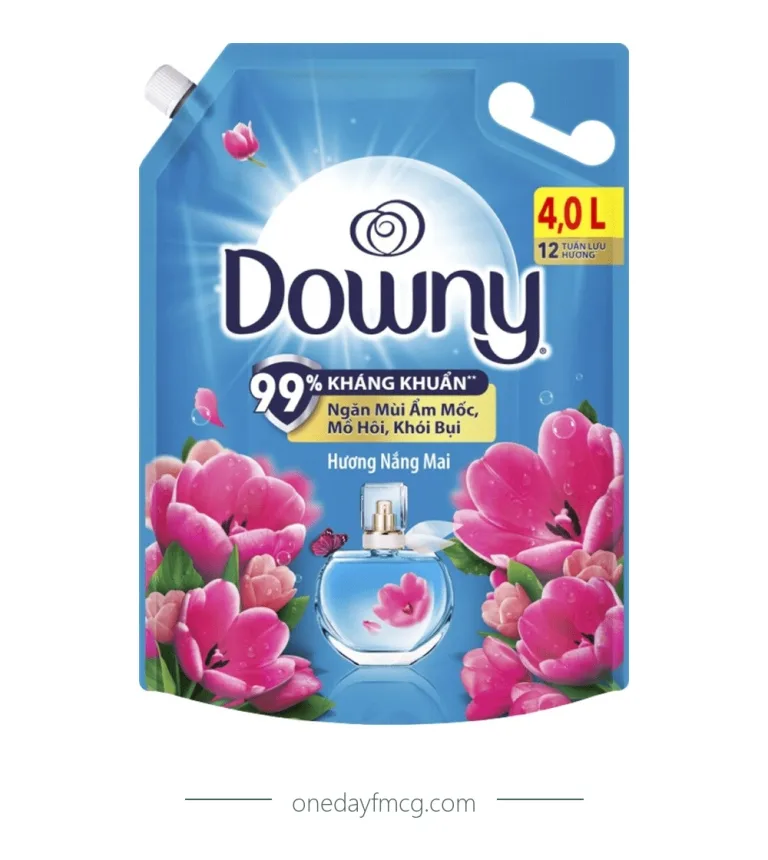 Downy Fabric Softener Sunrise Fresh 4L x 4 pouches