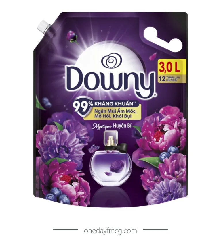 Downy Fabric Softener Perfume Mystique 3L x 4 pouches