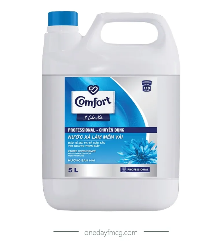 Comfort Professional Fabric Softener Morning Dew 5L x 2 cans