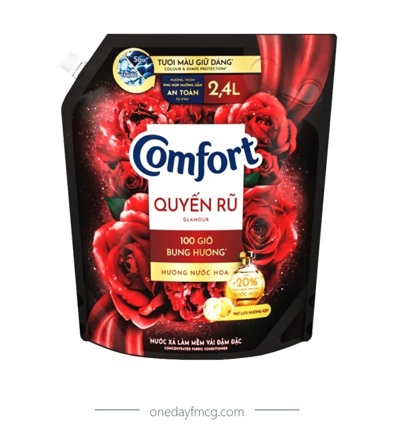 Comfort Fabric Softener Jennie Perfume 2.4L x 4 pouches